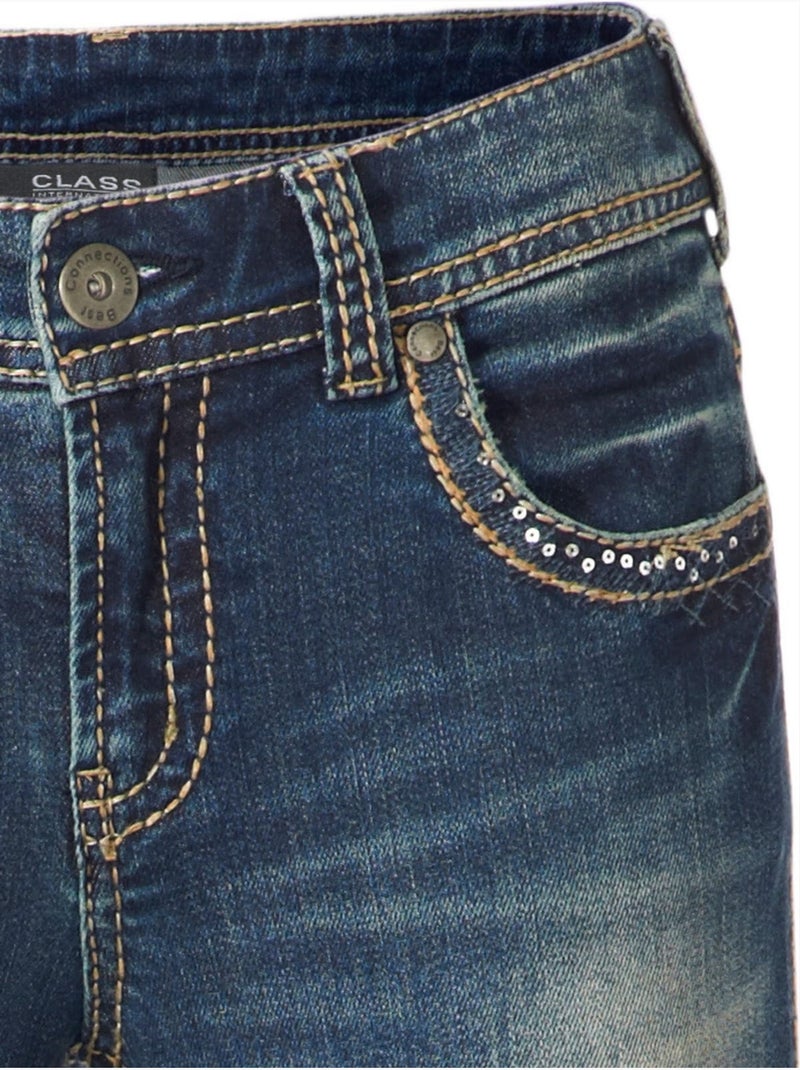 Jean Skinny Coupe Skinny - Taille Courte - helline Bleu jean - Kiabi
