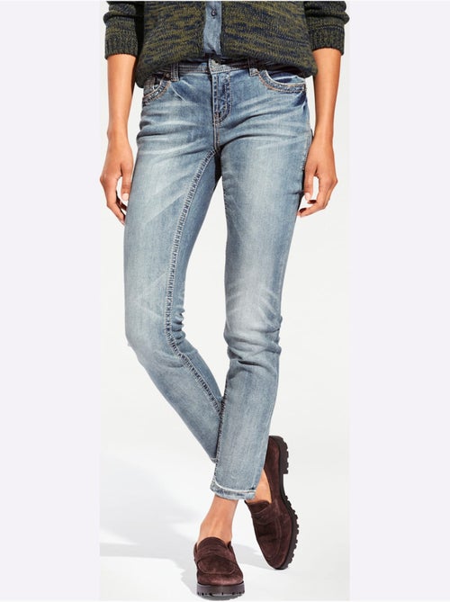 Jean Skinny Coupe Skinny - Taille Courte - Helline - Kiabi Jean Skinny Coupe Skinny - Taille Courte - Helline - Kiabi
