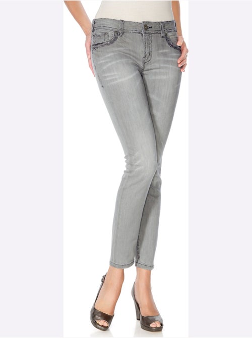 Jean Skinny Coupe Skinny - Taille Courte - Helline - Kiabi