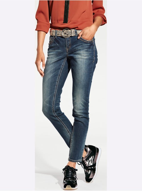 Jean Skinny Coupe Skinny - Taille Standard - Helline - Kiabi Jean Skinny Coupe Skinny - Taille Standard - Helline - Kiabi