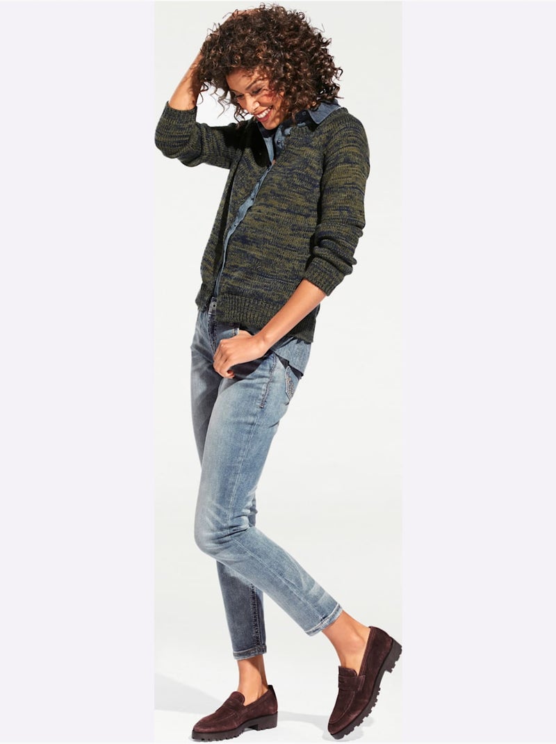 Jean Skinny Coupe Skinny - Taille Standard - helline Bleu - Kiabi