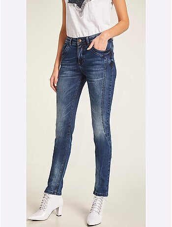 Jean Skinny Coupe Skinny Tendance - Taille Courte - helline