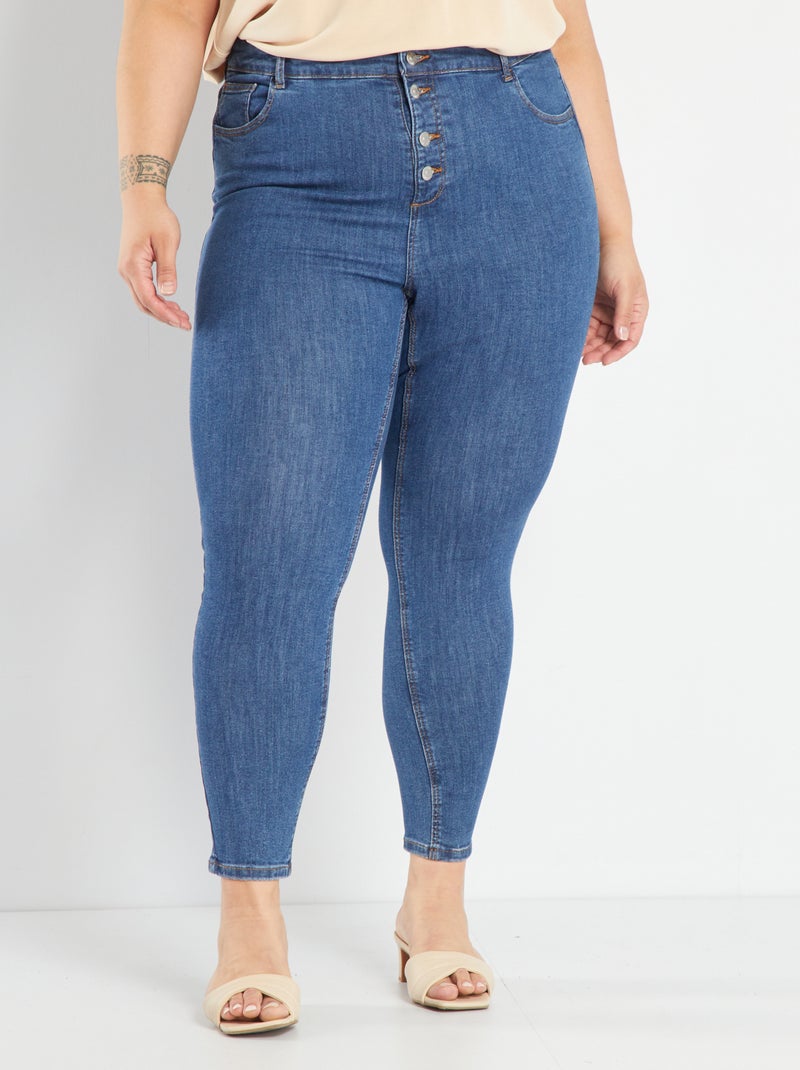 Jean skinny / coupe très ajustée  - L28 Bleu - Kiabi