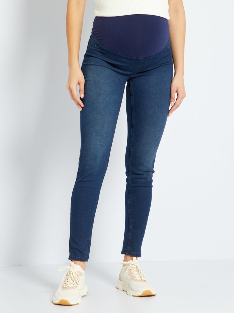 Jean skinny de maternité Bleu - Kiabi