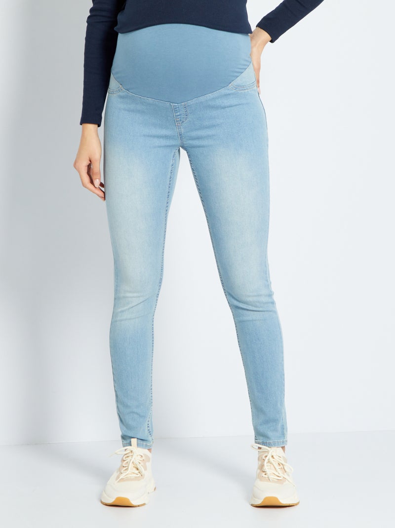 Jean skinny de maternité Bleu - Kiabi