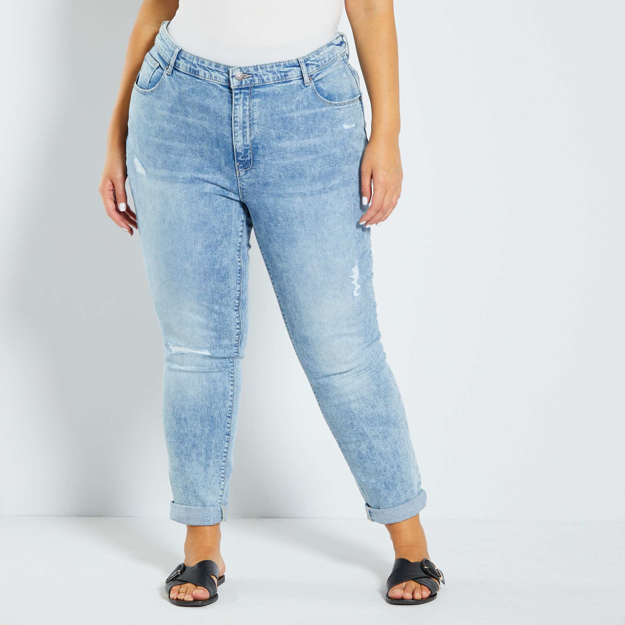 jean cargo femme grande taille