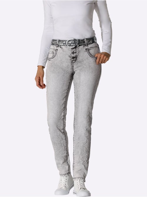 Jean skinny effet délavé moderne - taille standard - helline - Kiabi