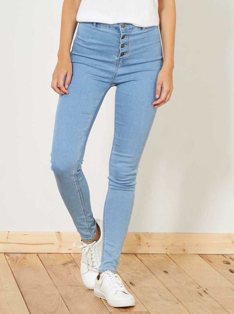 Jean skinny effet galbant double stone - Kiabi