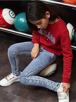 Jean skinny effet neige - Kiabi