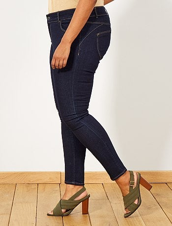 Jean Skinny Femme Kiabi - Taille 44 - Bleu - Occasion Très Bon état