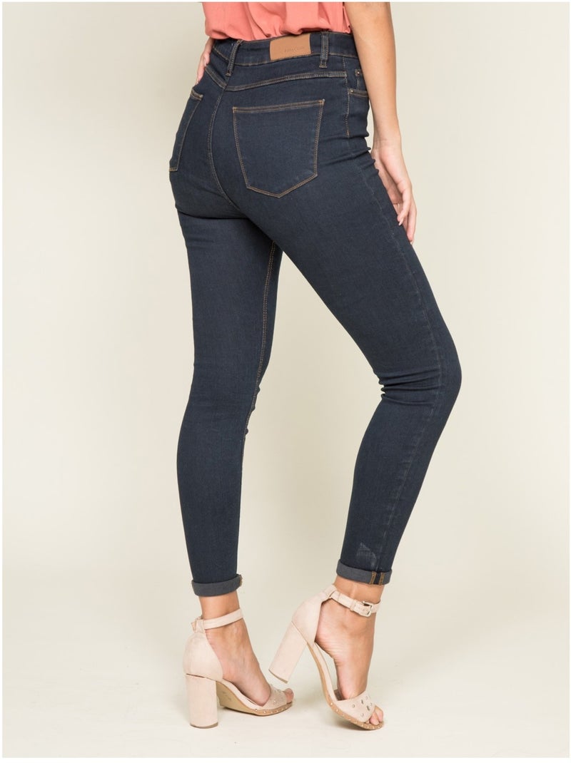 Jean skinny ELISA Bleu foncé - Kiabi
