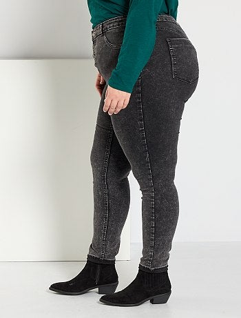 Jean skinny en denim stretch taille haute - Kiabi