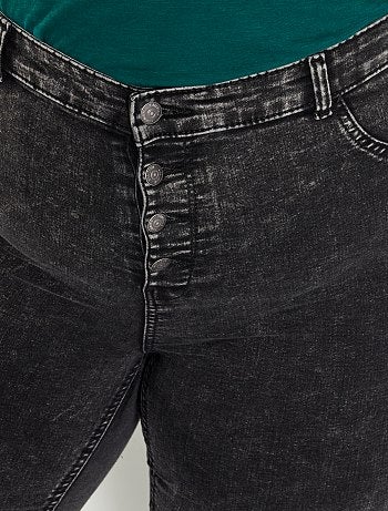 Jean skinny en denim stretch taille haute - Kiabi