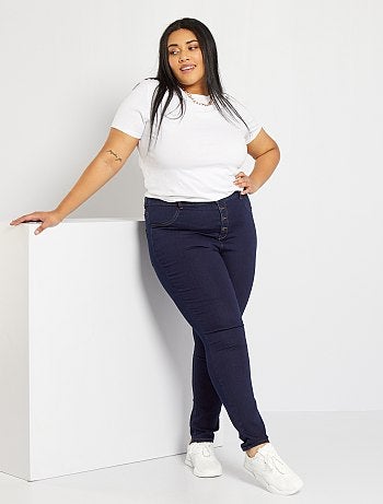 Jean skinny en denim stretch taille haute - Kiabi