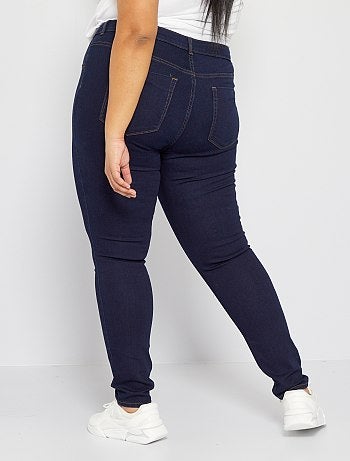 Jean skinny en denim stretch taille haute - Kiabi