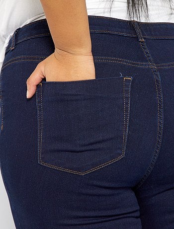 Jean skinny en denim stretch taille haute - Kiabi