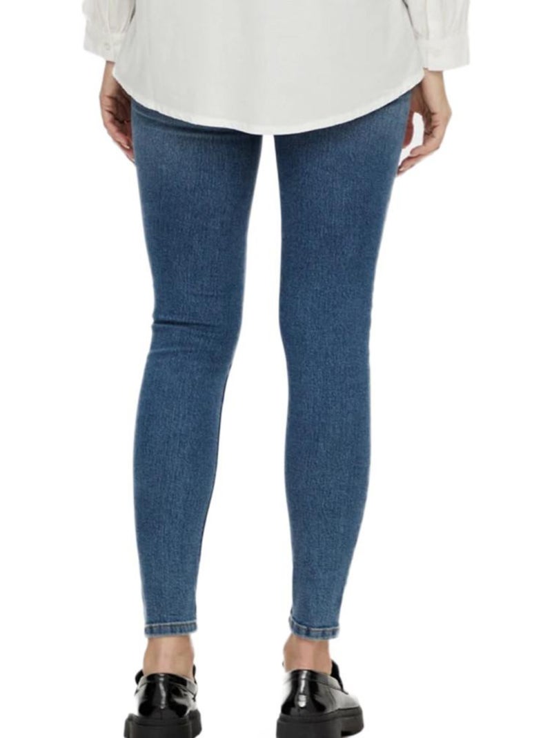 Jean Skinny Femme Mamalicious Bleu - Kiabi