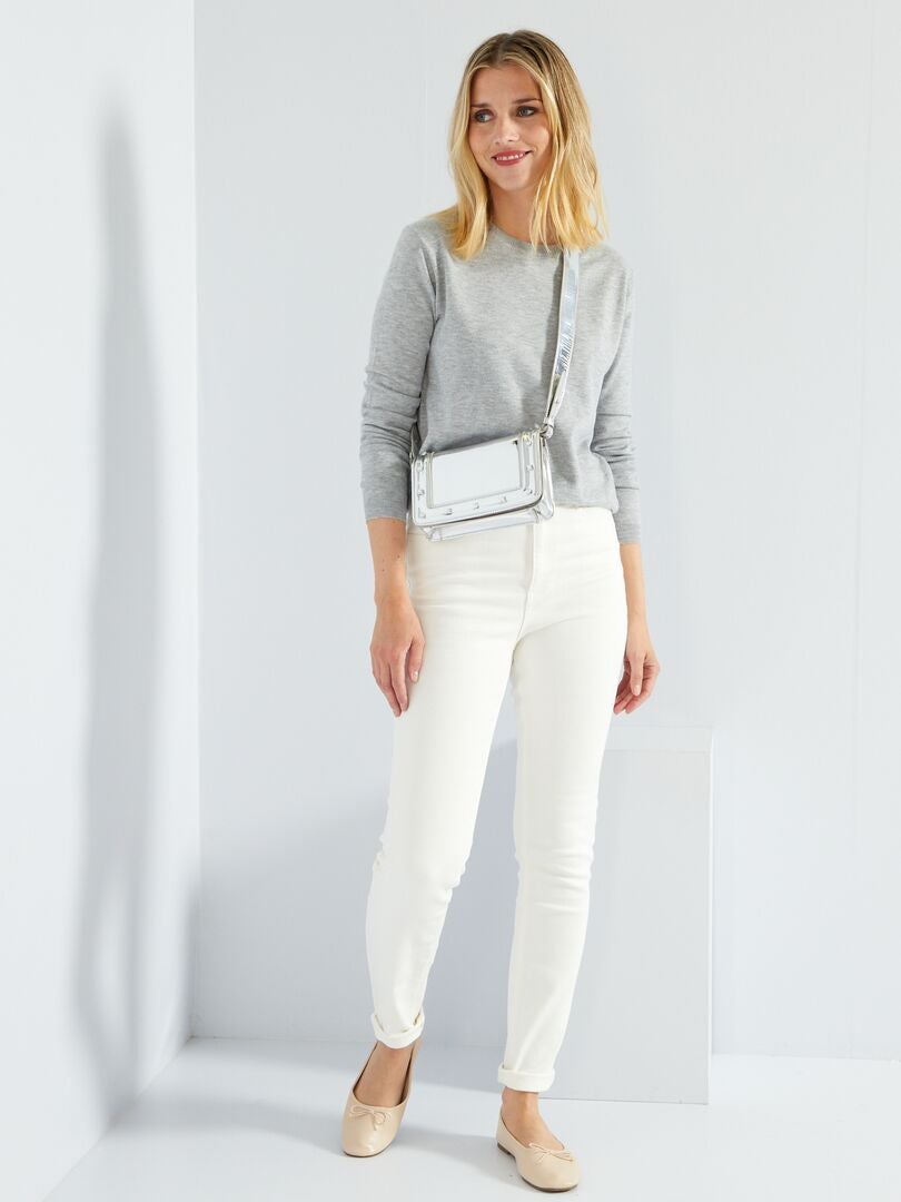 Jean skinny fit - L28 Blanc - Kiabi