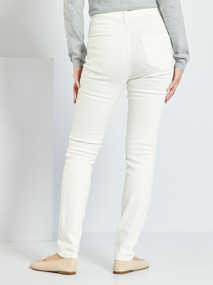 Jean skinny fit - L28 Blanc - Kiabi