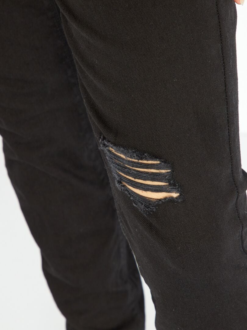 Jean skinny fit / coupe très ajustée Noir - Kiabi