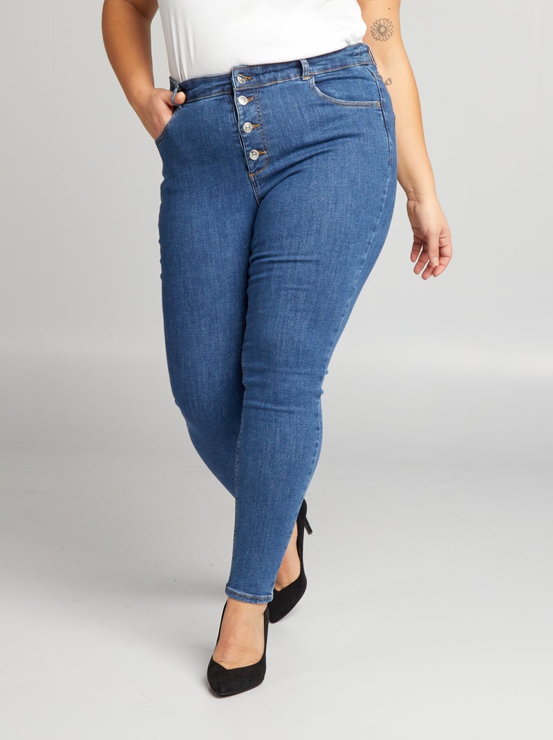 Jean skinny L28 Bleu - Kiabi