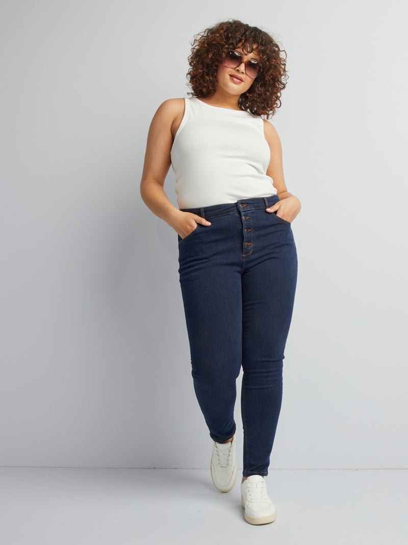 Jean skinny L28 Bleu - Kiabi