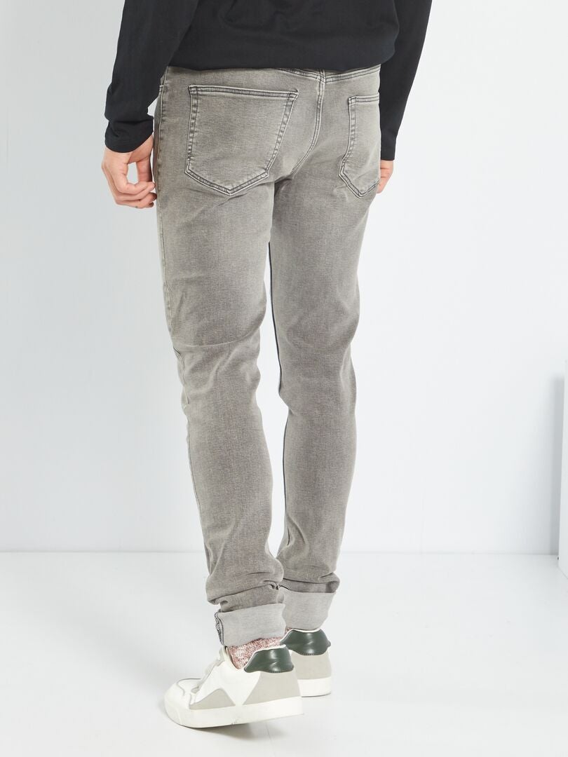 Jean skinny L34 Gris Kiabi 20.00€