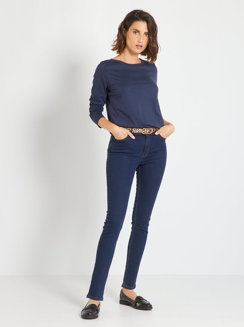 Jean skinny push up L28 Rince - Kiabi