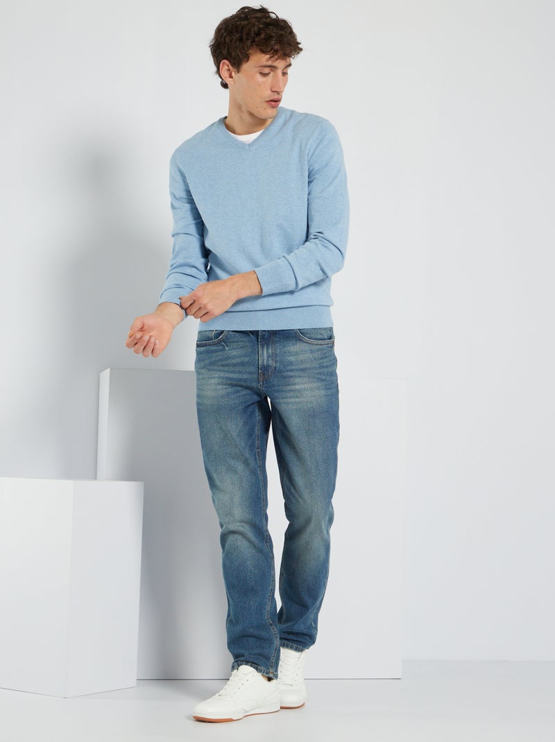 Jean skinny stretch - L32 Bleu stone - Kiabi