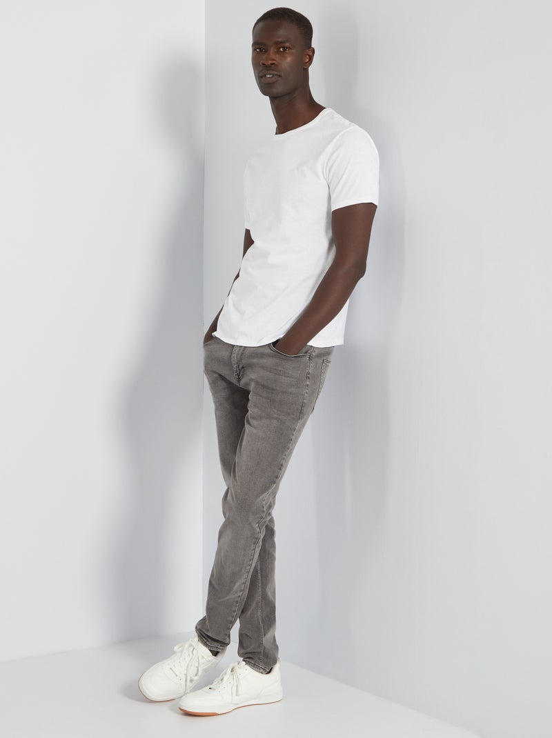 Jean skinny stretch - L32 dark grey - Kiabi