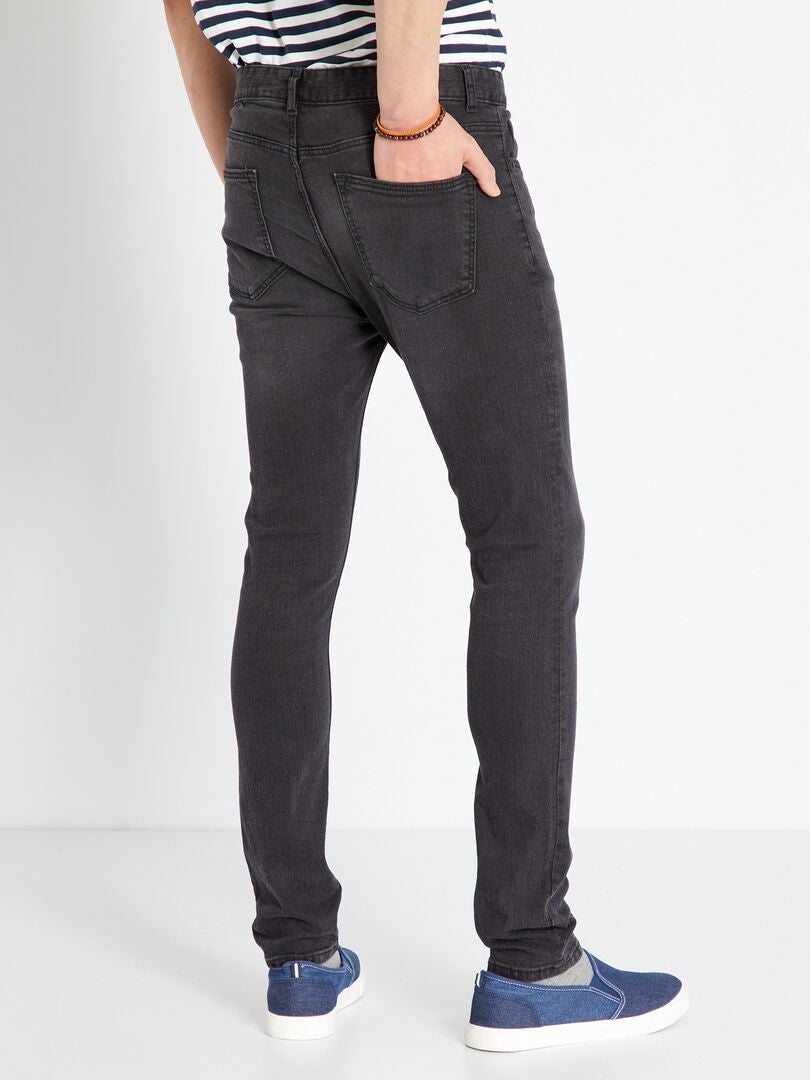 Jean skinny stretch - L32 Noir gris - Kiabi