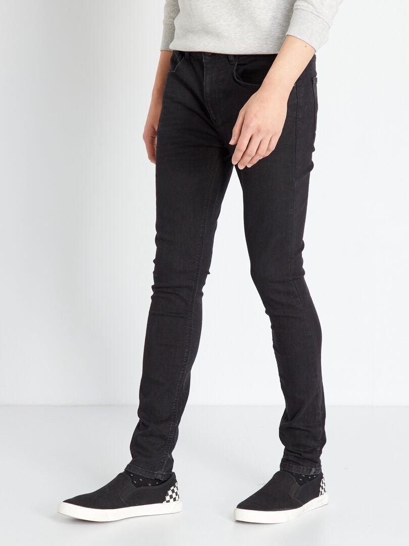 Jean skinny stretch - L32 Noir - Kiabi