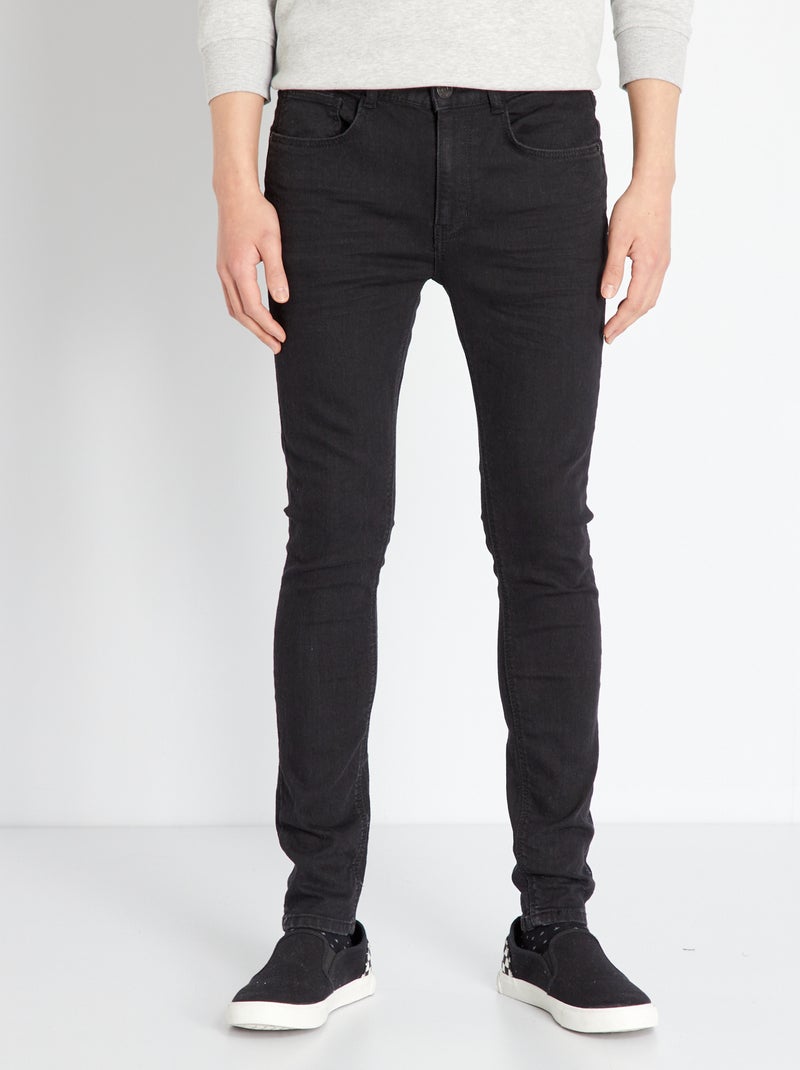 Jean skinny stretch - L32 Noir - Kiabi