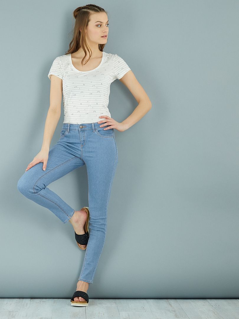 Jean skinny stretch double stone - Kiabi