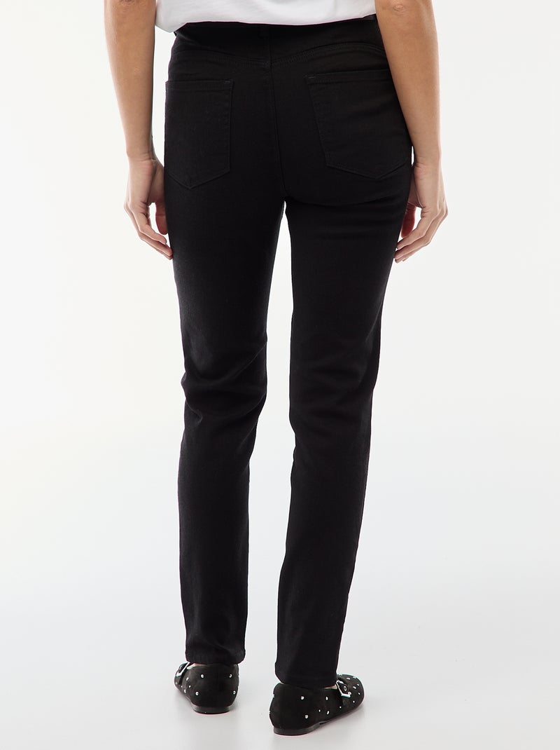 Jean skinny taille haute - L30 Noir - Kiabi