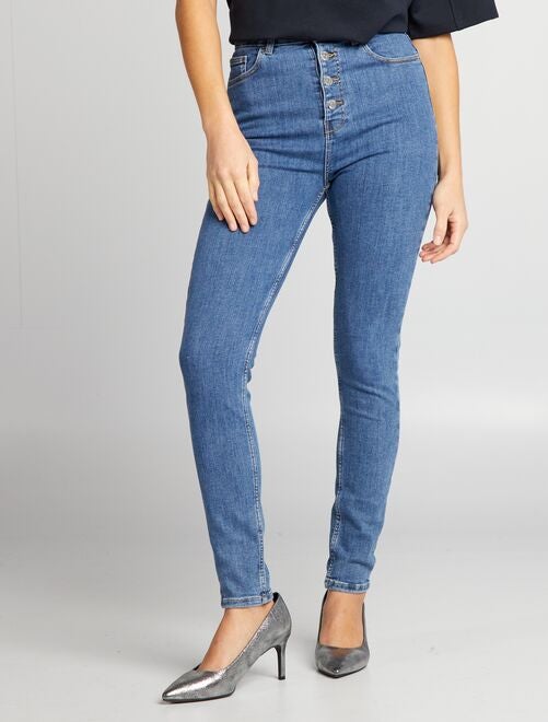 Jean skinny taille haute - Kiabi
