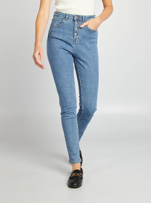 Jean skinny taille haute - Kiabi
