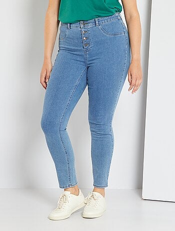 De Bijenkorf Femme Vêtements Pantalons & Jeans Jeans Taille haute Jean droit taille haute 70S avec imprimé 