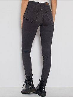 Jean skinny taille haute longeur US34 - Kiabi