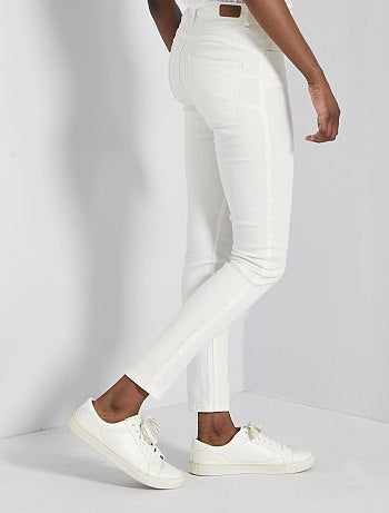 Jean skinny taille haute longueur 28 - Kiabi