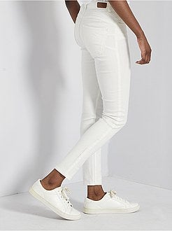 Jean skinny taille haute longueur 28 - Kiabi