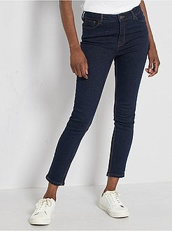 Jean skinny taille haute longueur 28 - Kiabi