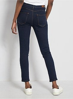 Jean skinny taille haute longueur 28 - Kiabi