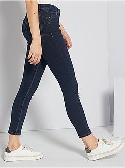 Jean skinny taille haute longueur 28 - Kiabi