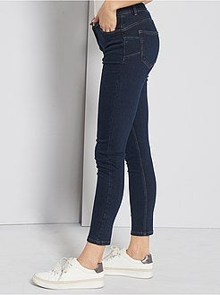 Jean skinny taille haute longueur 28 - Kiabi