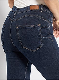 Jean skinny taille haute longueur 28 - Kiabi