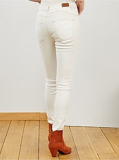 Jean skinny taille haute longueur US 30 - Kiabi