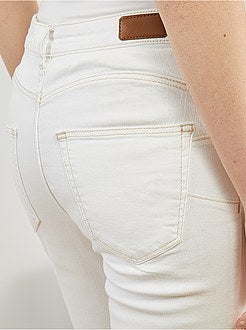 Jean skinny taille haute longueur US 30 - Kiabi