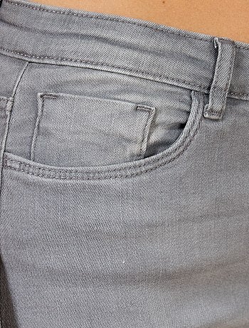 Jean skinny taille haute longueur US 30 - Kiabi