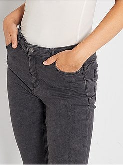Jean skinny taille haute longueur US 30 - Kiabi
